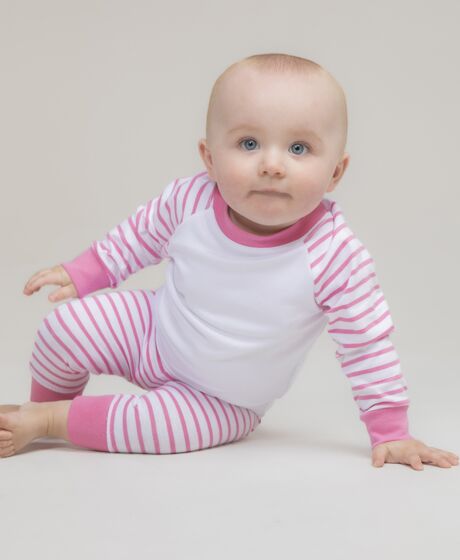 Larkwood Baby/Toddler Striped Pyjamas Thumbnail