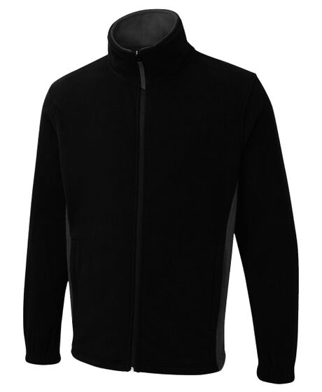 Two Tone Full Zip Fleece Jacket Thumbnail