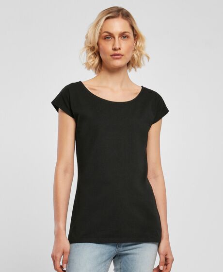 Women's wide neck tee Thumbnail